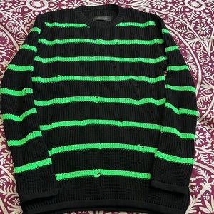 Foxblood Distressed Sweater